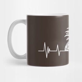 pineapple heartbeat ,Ananas heartbeat fruit Mug